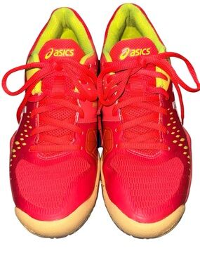 ASICS Women's Gel-Challenger 12 Clay Tennis Shoes Laser Pink & Neon Yellow